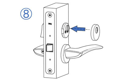 MPF1613 Door Handle Lock