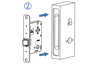 MPF1614 Door Handle Lock