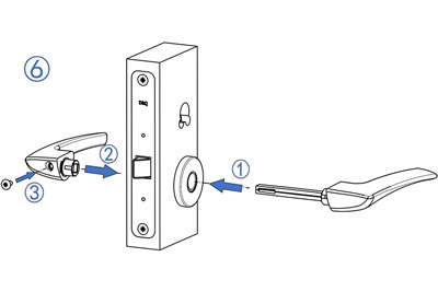 MPF1614 Door Handle Lock