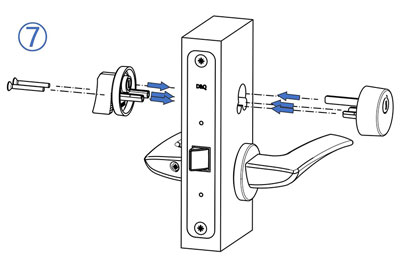 MPF1614 Door Handle Lock