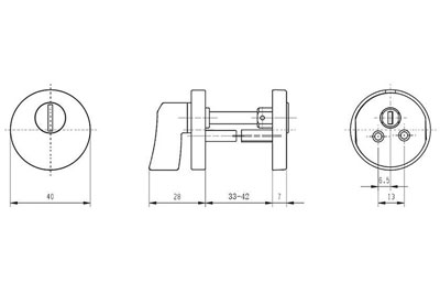 MPN1613 Door Lever Lock