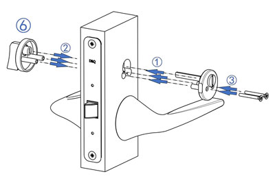 MPN1613 Door Lever Lock