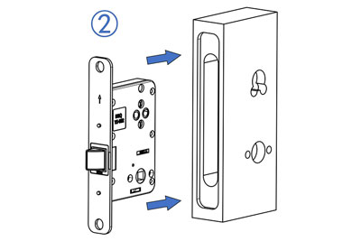 MPN1614 Door Lever Lock