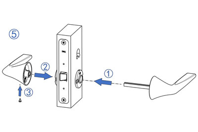 MPN1614 Door Lever Lock