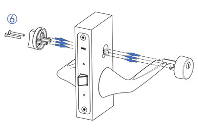 MPN1614 Door Lever Lock