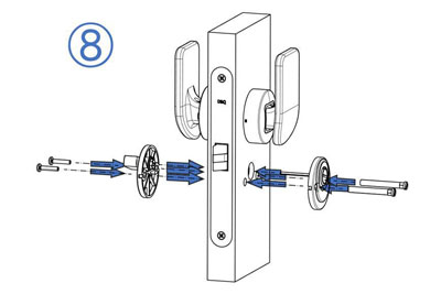 MG2813 Push Pull Mortise Lock