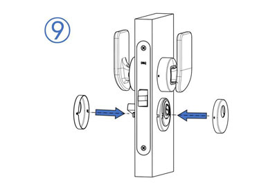 MG2813 Push Pull Mortise Lock