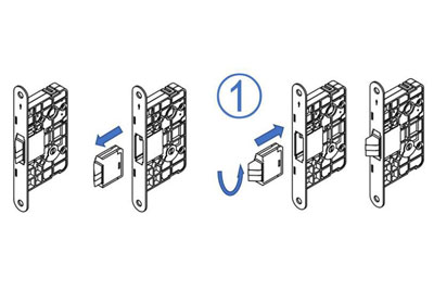 MG2814 Push Pull Mortise Lock
