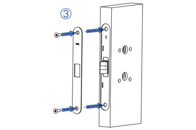 MG2814 Push Pull Mortise Lock