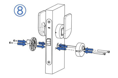 MG2814 Push Pull Mortise Lock