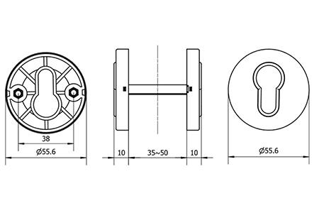 MG1614 Mortise Lever Lock