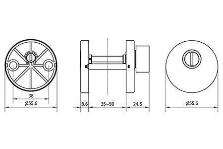 MG1623 Mortise Lever Lock