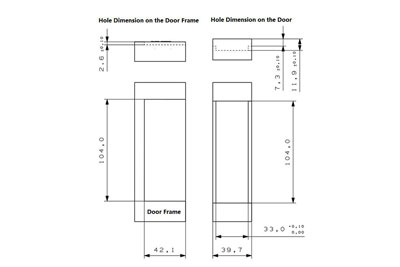 MG-H03-X Door Hinge