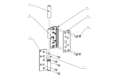 MG-H03-X Door Hinge