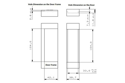 MG-H04-X Door Hinge
